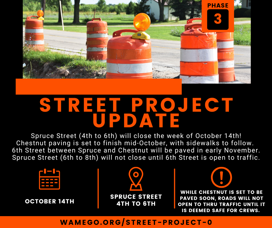 Street Project Update 10/3/24 - News Image